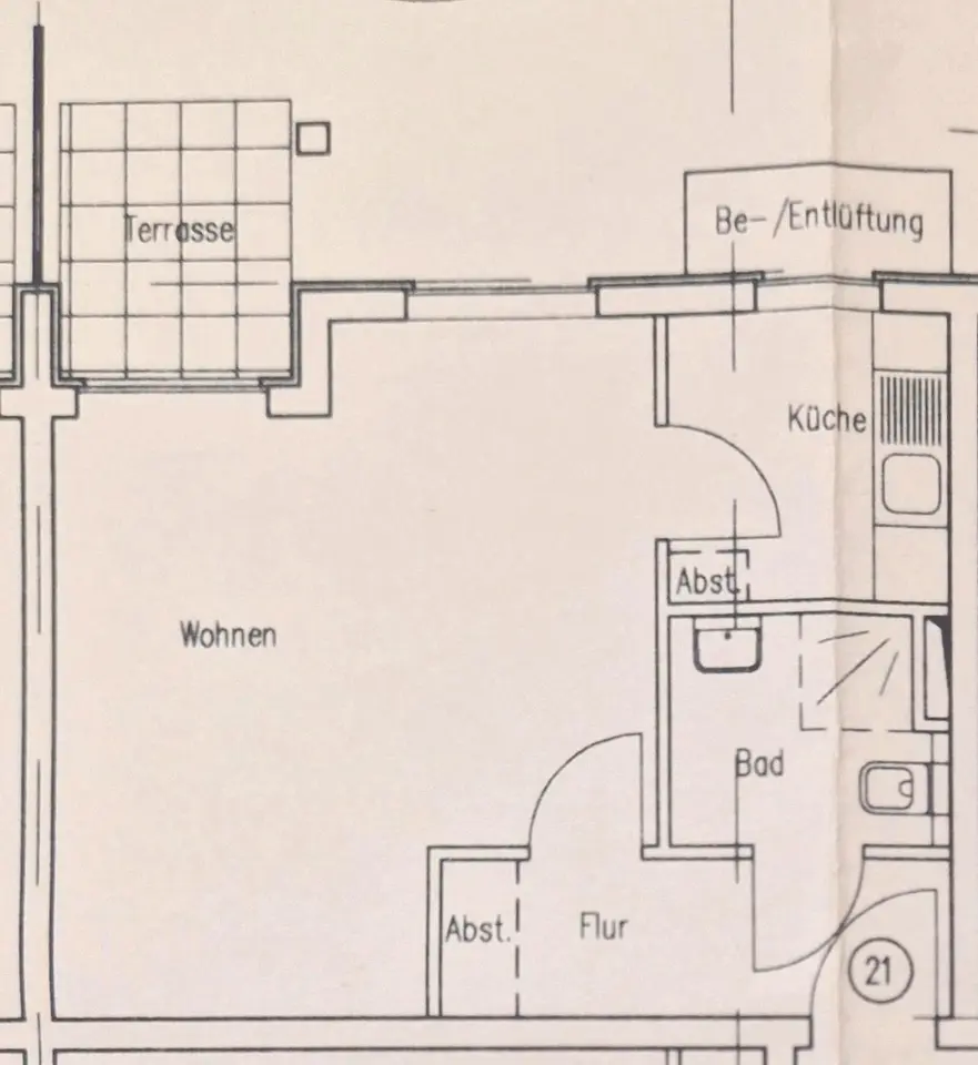 2 Zimmer Wohnung mit 37 m² in Neubrandenburg – Bild 5