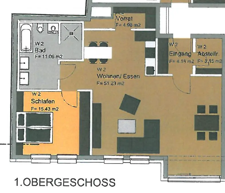 2 Zimmer Wohnung mit 89 m² in Cham – Bild 5