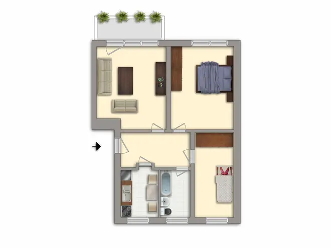 3 Zimmer Wohnung mit 61 m² in Chemnitz – Bild 11