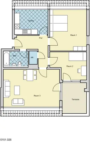 3 Zimmer Wohnung mit 76 m² in Wuppertal – Bild 12