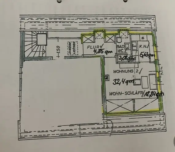 1 Zimmer Wohnung mit 32 m² in Augsburg – Bild 10