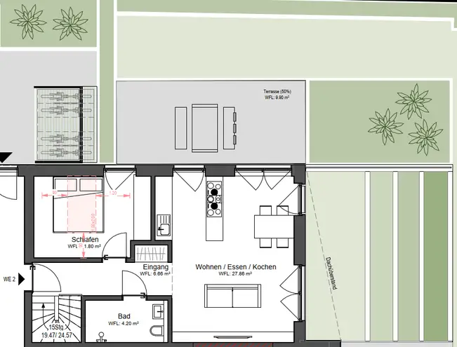 4 Zimmer Wohnung mit 83 m² in Münster – Bild 4