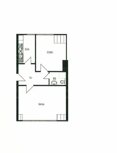 2 Zimmer Wohnung mit 55 m² in Bremen – Bild 10