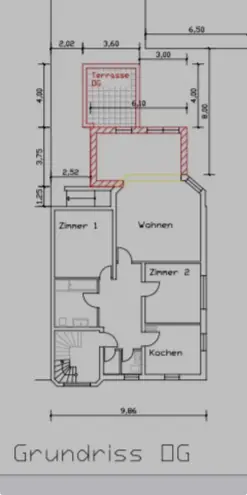 5 Zimmer Wohnung mit 113 m² in Karlsruhe – Bild 2