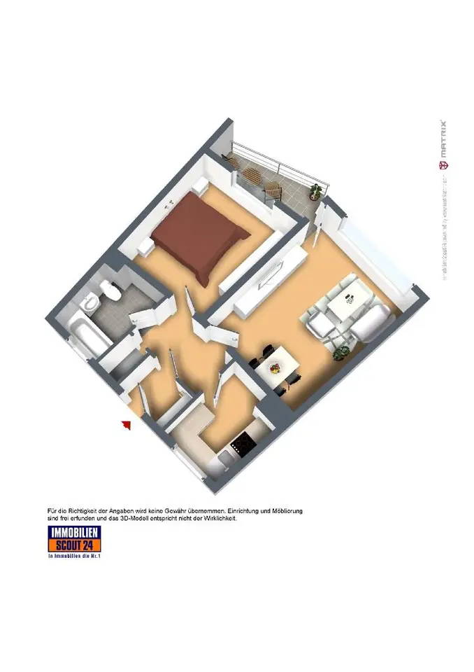 2 Zimmer Wohnung mit 51 m² in Remscheid – Bild 2