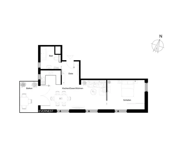 2 Zimmer Wohnung mit 72 m² in Frankfurt am Main – Bild 8