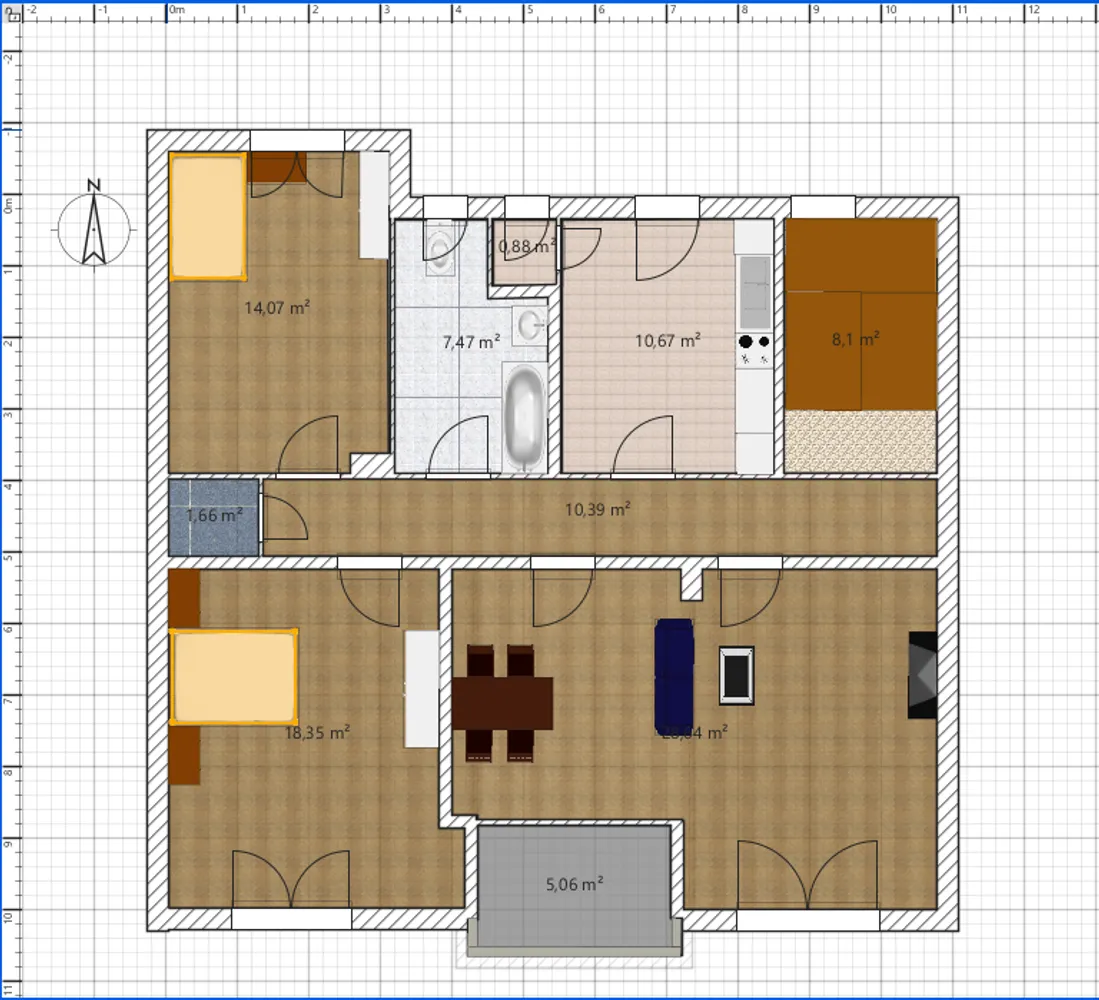 3 Zimmer Wohnung mit 90 m² in Mainz – Bild 1
