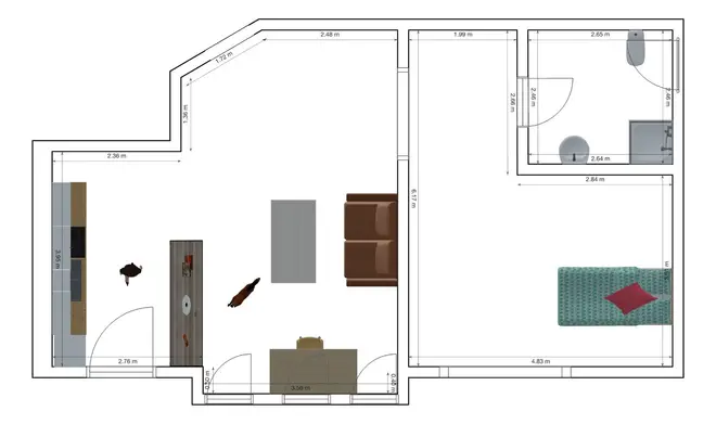 2 Zimmer Wohnung mit 70 m² in Gießen – Bild 4