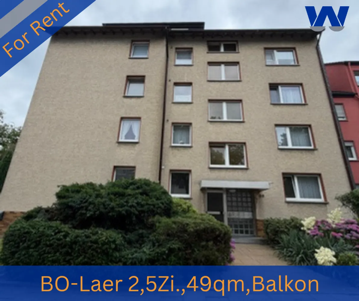 3 Zimmer Wohnung mit 49 m² in Bochum – Bild 1