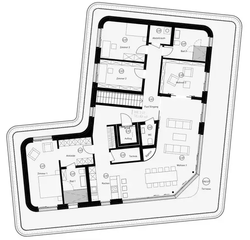 5 Zimmer Wohnung mit 184 m² in Münster – Bild 12