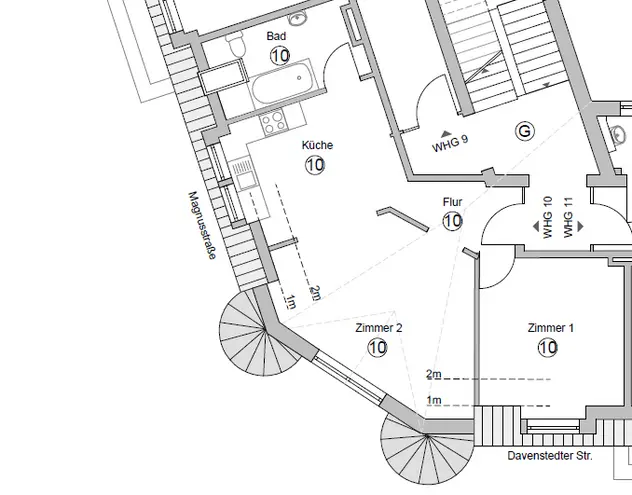 2 Zimmer Wohnung mit 55 m² in Hannover – Bild 12