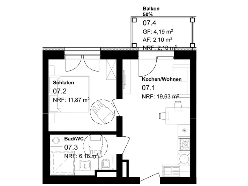 2 Zimmer Wohnung mit 40 m² in Sangerhausen – Bild 5