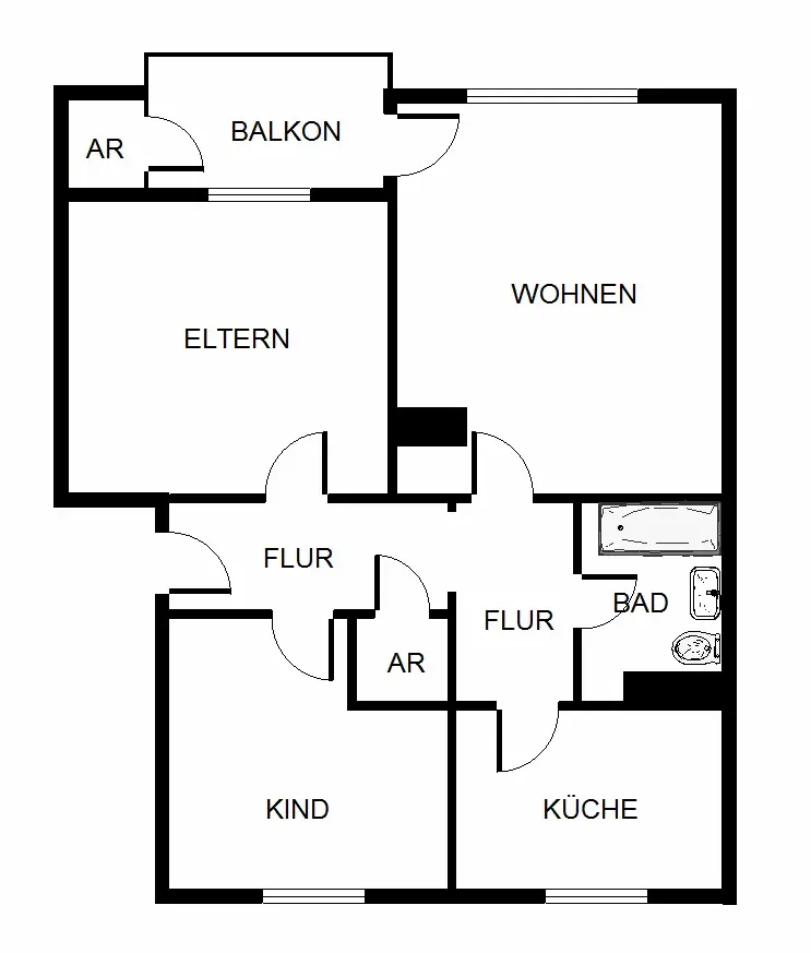 3 Zimmer Wohnung mit 70 m² in Recklinghausen – Bild 8