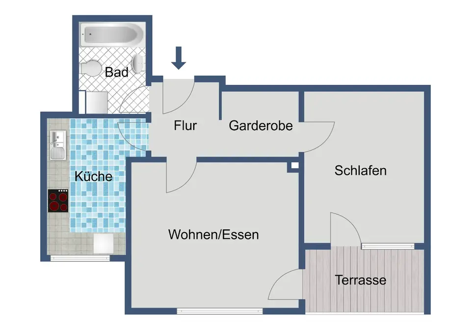 2 Zimmer Wohnung mit 60 m² in Fulda – Bild 10