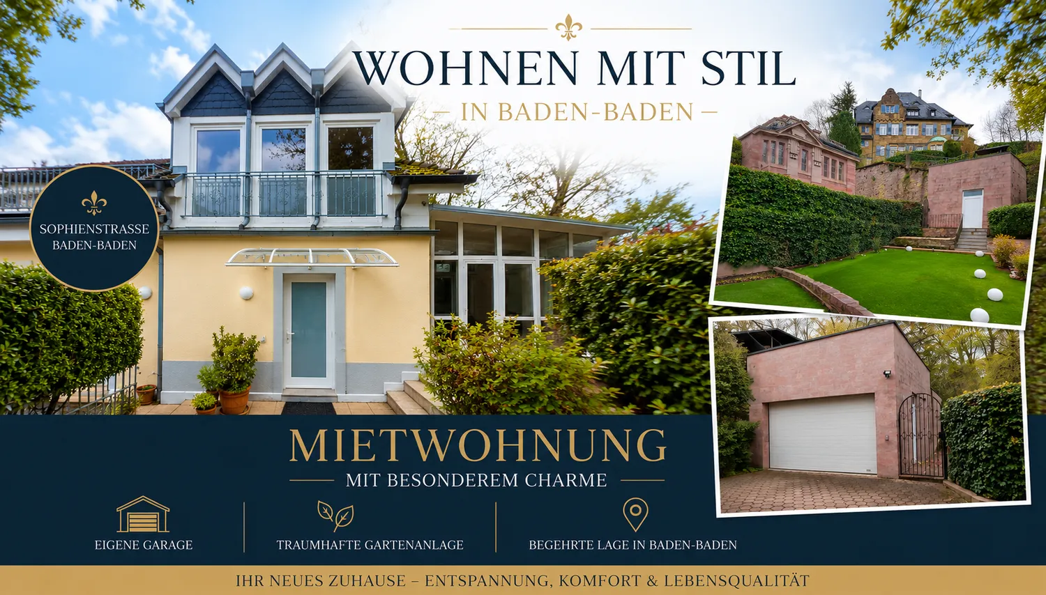 4 Zimmer Wohnung mit 121 m² in Baden-Baden – Bild 1