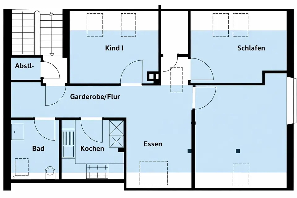 2 Zimmer Wohnung mit 57 m² in Ulm – Bild 4