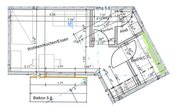 Studio mit 34 m² in Nürnberg – Bild 5