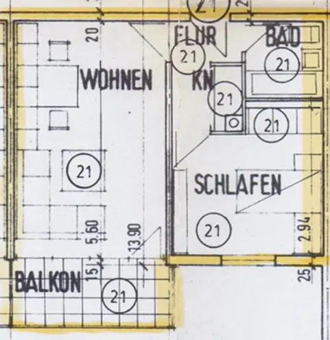 2 Zimmer Wohnung mit 43 m² in Mainz – Bild 11