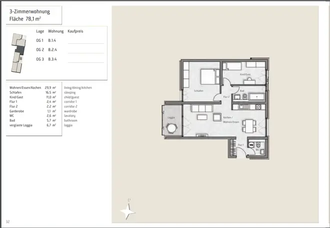 3 Zimmer Wohnung mit 78 m² in Frankfurt am Main – Bild 8