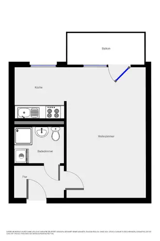 1 Zimmer Wohnung mit 35 m² in Leipzig – Bild 10