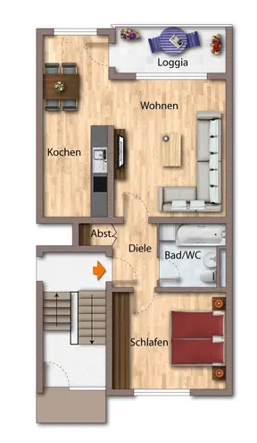 2 Zimmer Wohnung mit 61 m² in Bielefeld – Bild 10