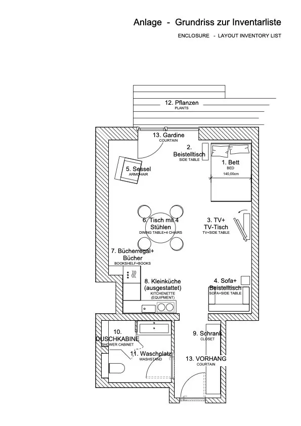 Studio mit 47 m² in Frankfurt am Main – Bild 10