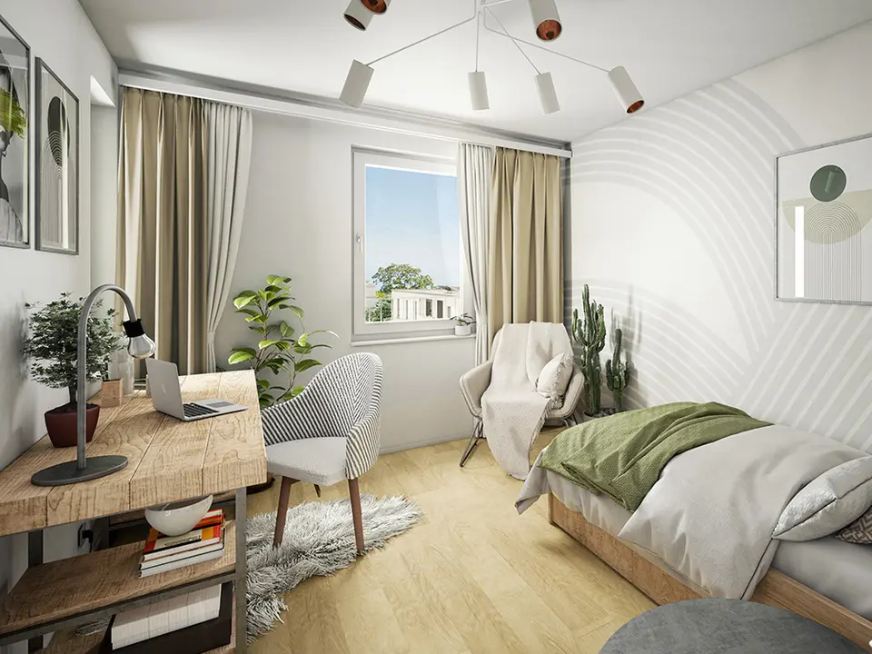 3 Zimmer Wohnung mit 76 m² in Erfurt – Bild 2
