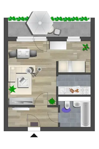 1 Zimmer Wohnung mit 34 m² in Chemnitz – Bild 3
