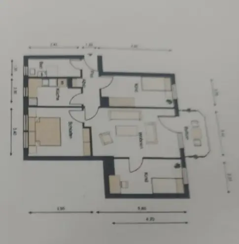 4 Zimmer Wohnung mit 71 m² in Magdeburg – Bild 1
