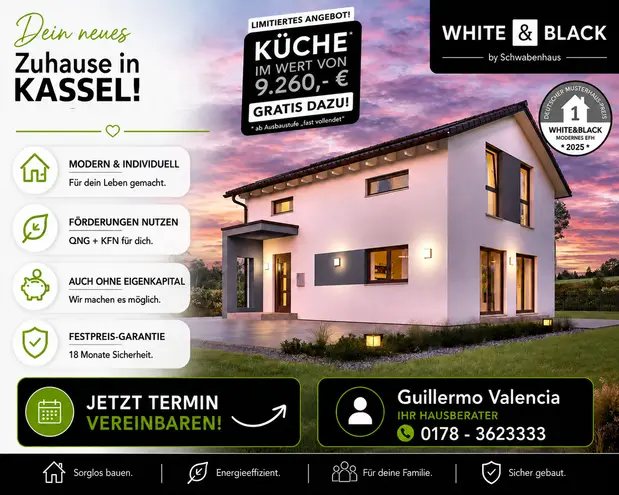 3 Zimmer Haus mit 120 m² in Kassel – Bild 1