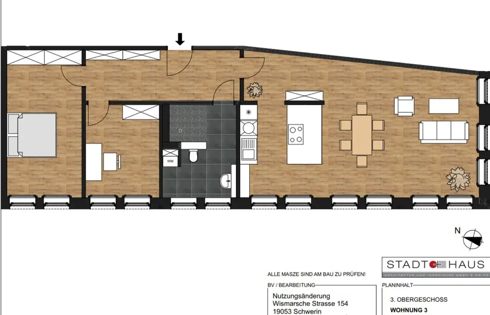 2 Zimmer Wohnung mit 55 m² in Schwerin – Bild 10