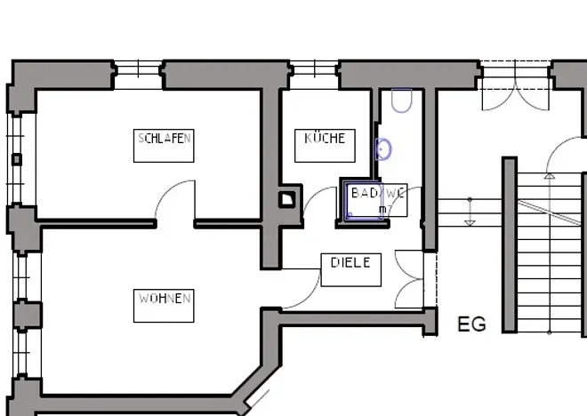 2 Zimmer Wohnung mit 44 m² in Dresden – Bild 8