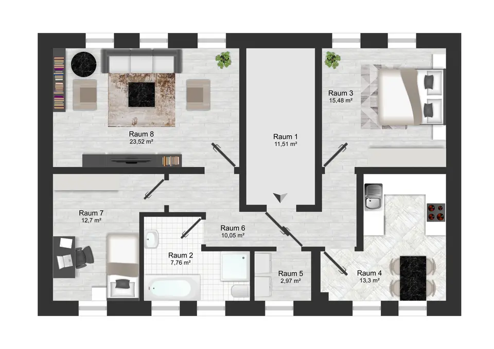 3 Zimmer Wohnung mit 86 m² in Magdeburg – Bild 10