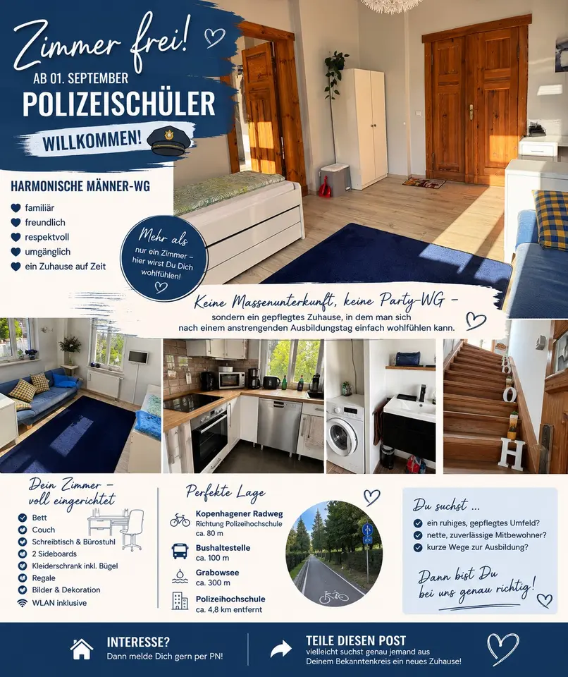 WG-Zimmer mit 17 m² in Oranienburg – Bild 9