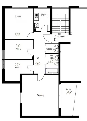 4 Zimmer Wohnung mit 97 m² in Braunschweig – Bild 10