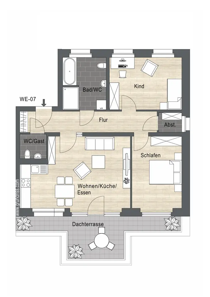 3 Zimmer Wohnung mit 88 m² in Limbach-Oberfrohna – Bild 8
