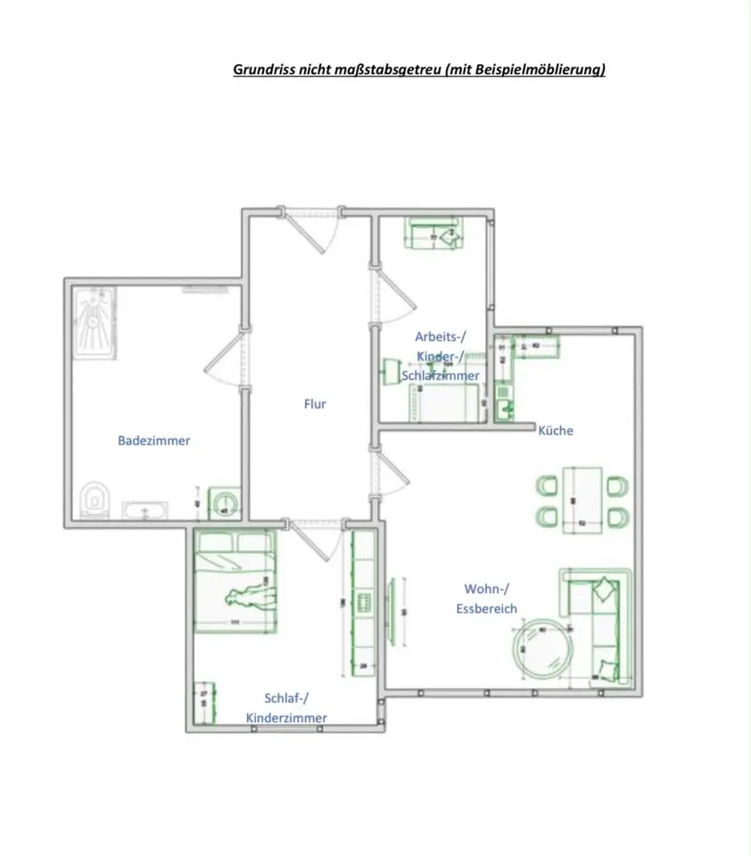 3 Zimmer Wohnung mit 80 m² in Bremerhaven – Bild 4