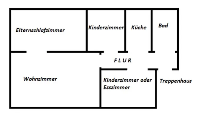 4 Zimmer Wohnung mit 80 m² in Bonn – Bild 1