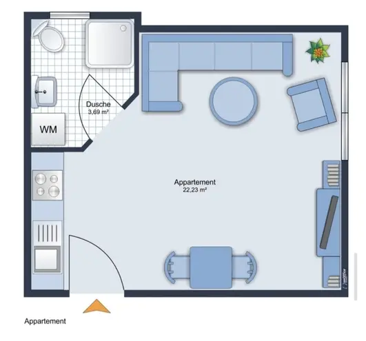 1 Zimmer Wohnung mit 26 m² in Mainz – Bild 6