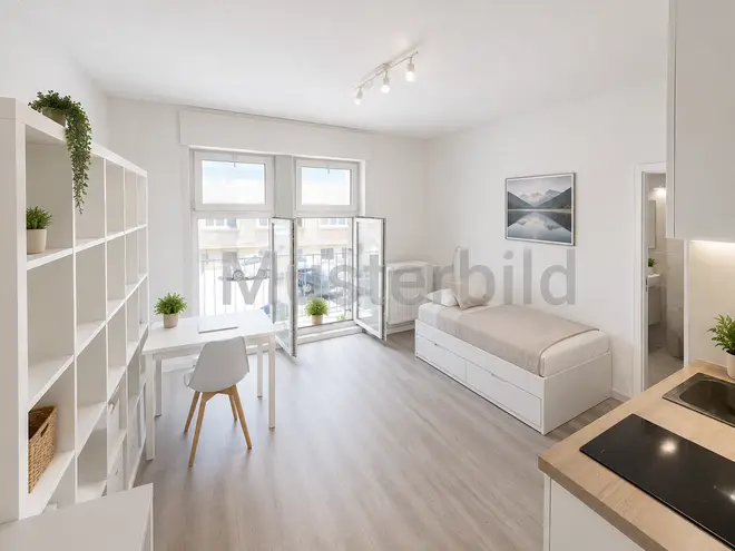 1 Zimmer Wohnung mit 21 m² in Mannheim – Bild 1