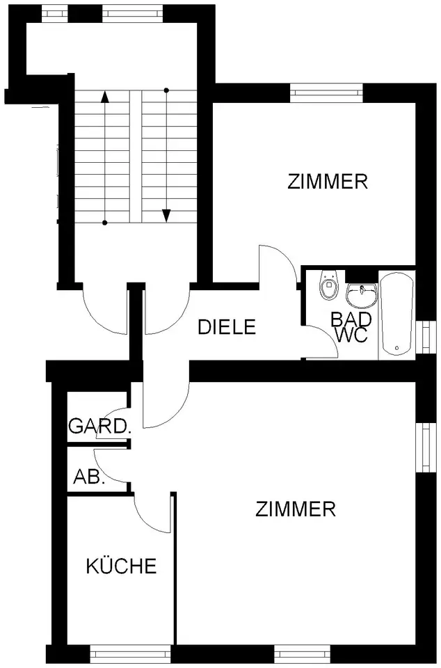 3 Zimmer Wohnung mit 56 m² in Hagen – Bild 5