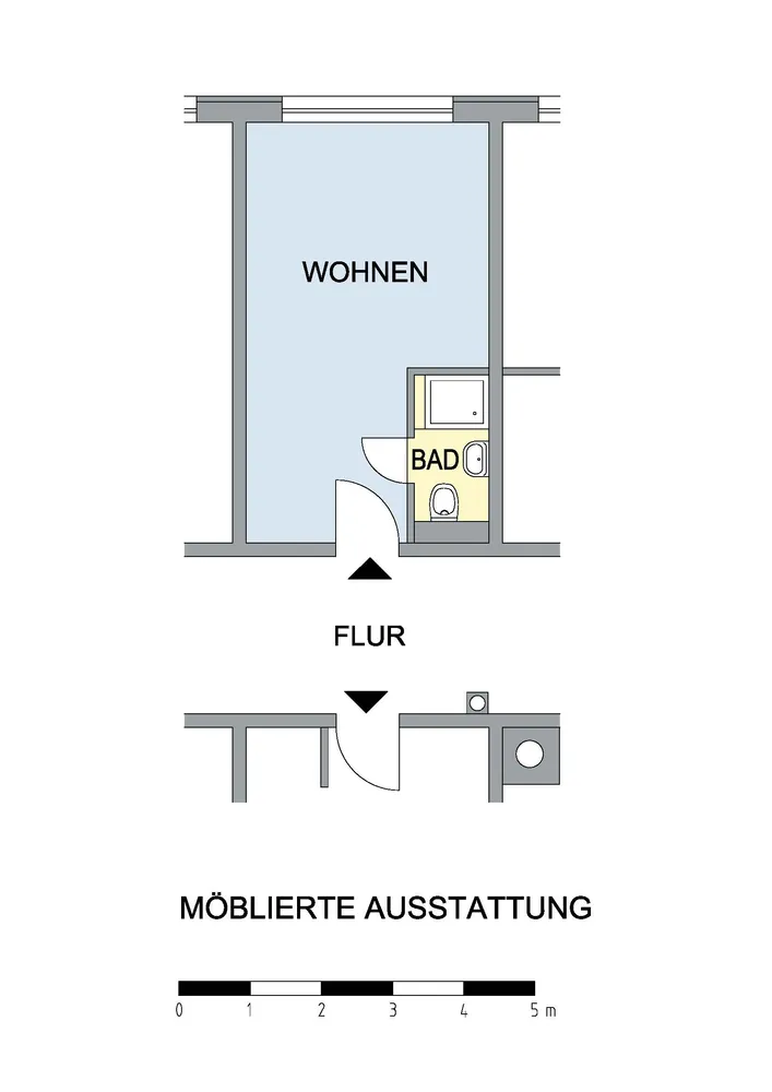 1 Zimmer Wohnung mit 19 m² in Neubrandenburg – Bild 10