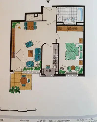 2 Zimmer Wohnung mit 55 m² in Leipzig – Bild 2