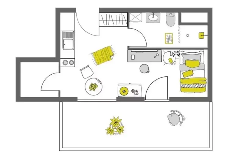 Studio mit 29 m² in Berlin – Bild 4