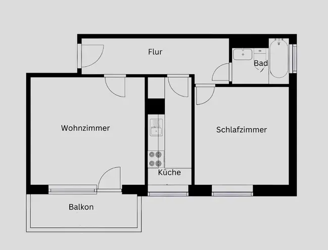 2 Zimmer Wohnung mit 52 m² in Ingolstadt – Bild 7