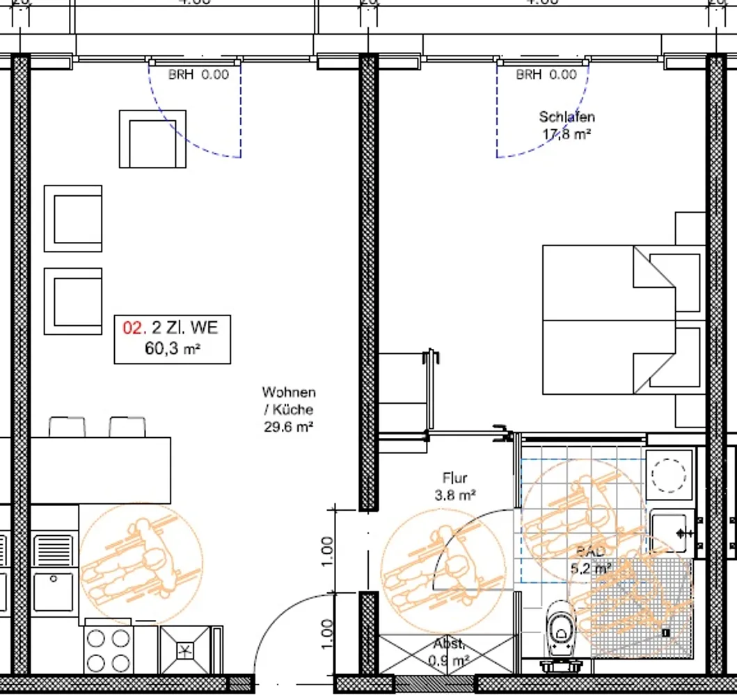 2 Zimmer Wohnung mit 60 m² in Bielefeld – Bild 5