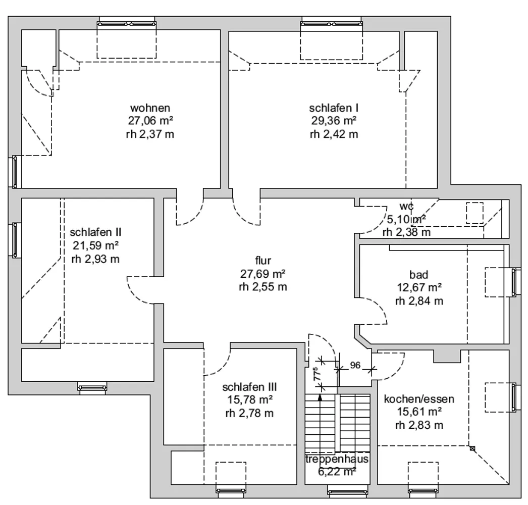 6 Zimmer Wohnung mit 160 m² in Oberhausen – Bild 9