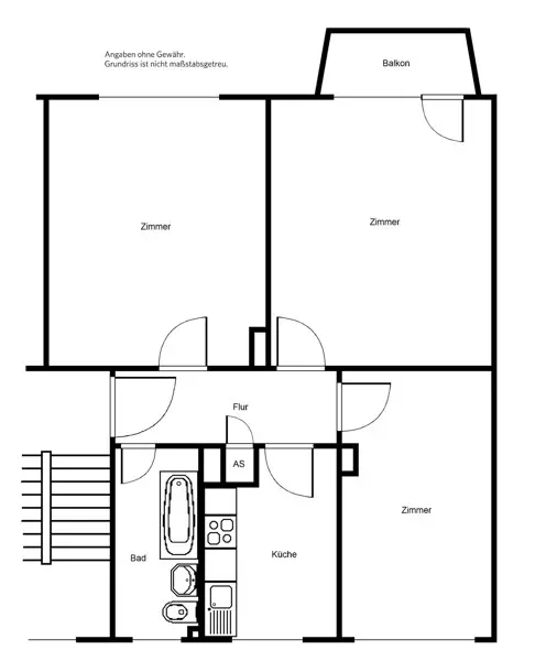 4 Zimmer Wohnung mit 65 m² in Gießen – Bild 5