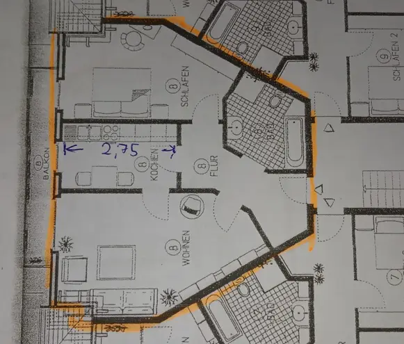 2 Zimmer Wohnung mit 68 m² in Münster – Bild 7