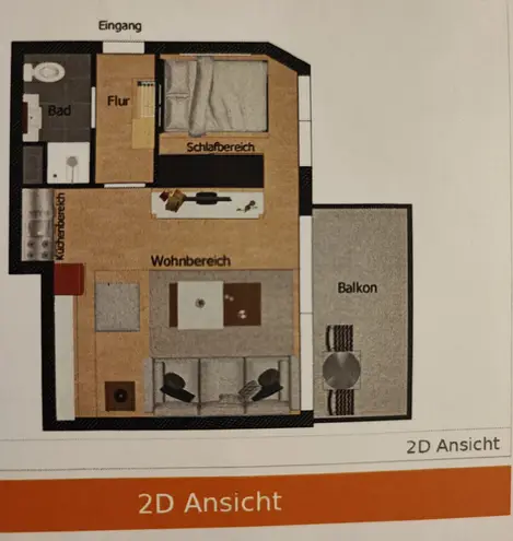 2 Zimmer Wohnung mit 38 m² in Stuttgart – Bild 5